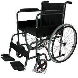 Wheelchair Self Propelled Folding Lightweight Easy Use Armrest Footrest Brake