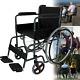 Wheelchair Self Propelled Folding Lightweight Easy Use Armrest Footrest Brake Y