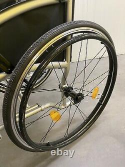 Wheelchair Z-Tec Grey Folding Portable Small Wheels Lightweight ZT-Lite-SP