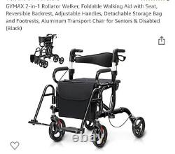 Wheelchair and Rollator With Storage