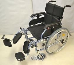 Wheelchair with Elevating Legrest Leg Support Aktiv X3 Pro Lightweight Folding