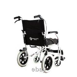 Wheelwing Aluminium Travel Wheelchair Lightweight Fully Folding Attendant Chair
