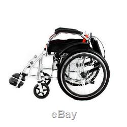 Wheelwing Ultra Lightweight Folding Aluminium Transit Self Propelled Wheelchair
