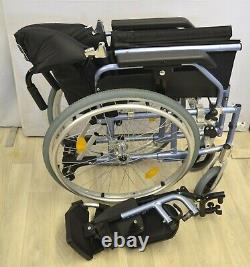 Wide Self Propel Wheelchair Aktiv X3 Pro Folding Crash Tested 20 Seat Width