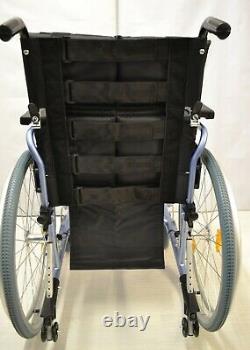 Wide Self Propel Wheelchair Aktiv X3 Pro Folding Crash Tested 20 Seat Width