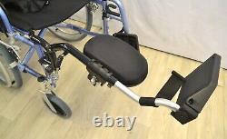 Wide Self Propel Wheelchair with Right Elevating Legrest Crash Tested 20 Seat