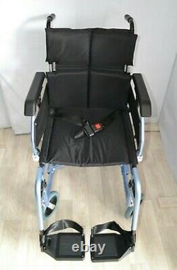 Wide Transit Wheelchair Aktiv X3 Pro Folding Crash Tested 20 Seat Width