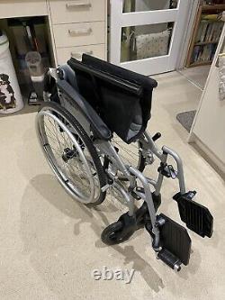 Wide seat Wheelchair, self propelled