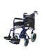 Z-tec 601x Transit Folding Wheelchair Lightweight Attendant Brakes