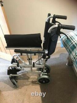 Z-Tec Travel wheelchair 7.5kg ultra lightweight folding compact attendant push